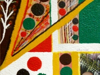Green, Red, Gold Abstract by Diane Clark.jpg